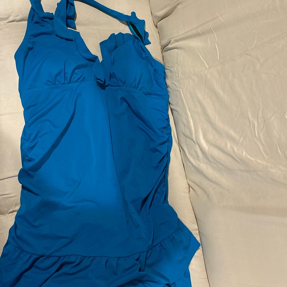 Plus size swim dress